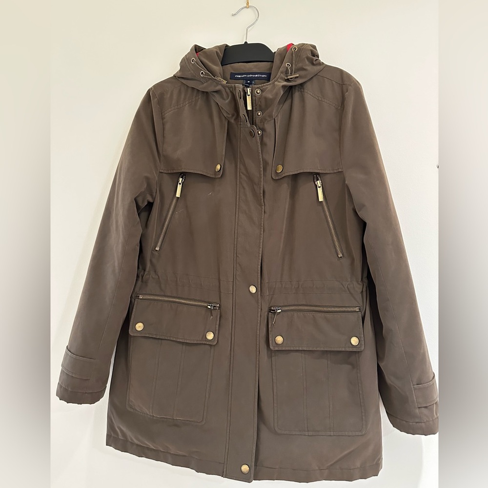 French Connection Hooded Softshell Jacket Women’s M